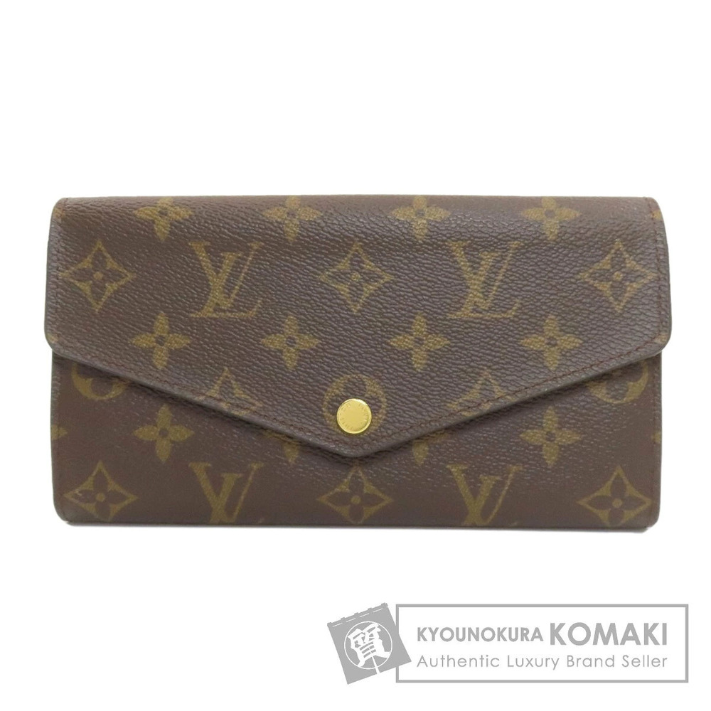 Louis Vuitton Portefeuille Sarah Long Wallet coin Monogram Canvas